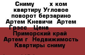 Сниму 1-2-3-х ком.квартиру Угловое-поворот,берзарино,Артем,Кневичи ,Артем Грэсс › Цена ­ 25 000 - Приморский край, Артем г. Недвижимость » Квартиры сниму   